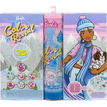 Barbie® Color Reveal™ Advent Calendar with 25 Surprises Including 1 Doll & 1 Pet