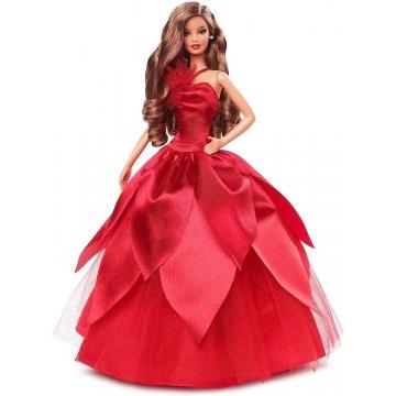 Barbie Signature 2022 Holiday Barbie Doll (Light-Brown Hair)