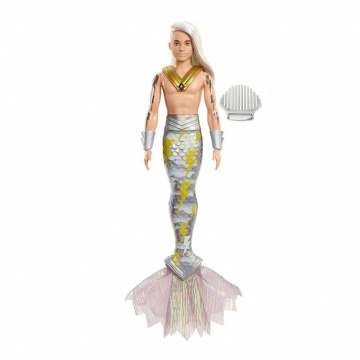 Rainbow Mermaid Series Barbie® Color Reveal™ Silver Merman Doll