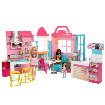 Barbie Restaurant & Coffee Shop Gift Set DV