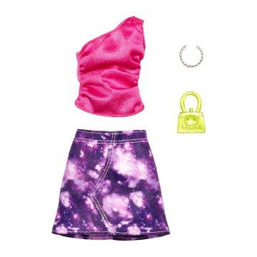 Barbie Fashion & Beauty Doll Accessories Tie Dye Skirt and Top
