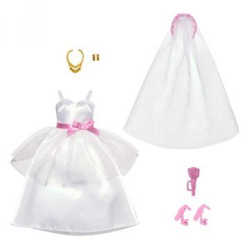 Barbie Clothes, Bridal Fashion Pack For Barbie Doll On Wedding Day