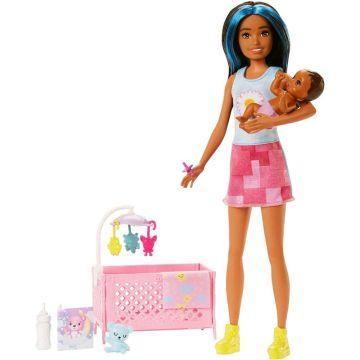 Barbie Doll And Accessories, Skipper Babysitter Crib Playset