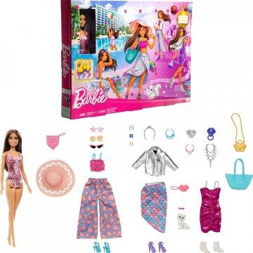 Barbie Clothes, Deluxe Bag with Swimsuit and Themed Accessories 