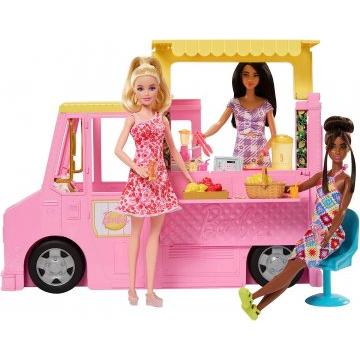 Barbie Sets, Lemonade Truck Playset With 25 Pieces