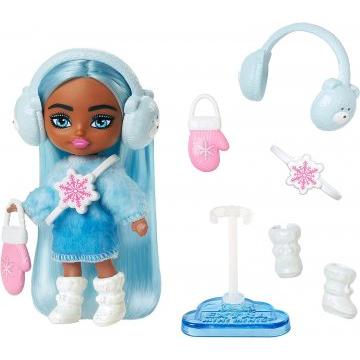 Barbie Extra Mini Minis Travel Doll With Winter Fashion, Barbie Extra Fly