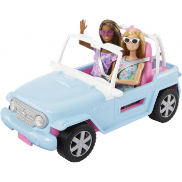 Barbie Doll Vehicle Truck with 2 Dolls