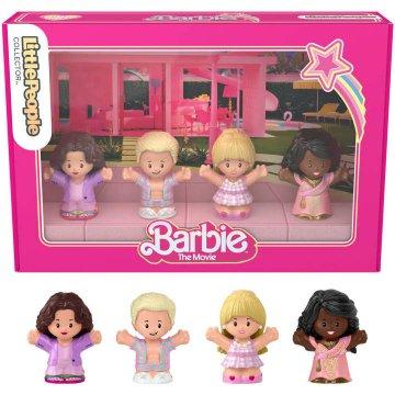 Little People Collector Barbie: the Movie Special Edition Set For Adults & Fans, 4 Figures