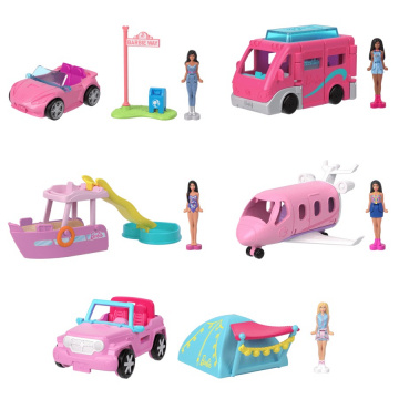 Barbie Mini Barbieland Doll & Vehicle Sets With 1.5-Inch Doll & Iconic Toy Vehicle Asst