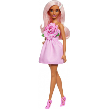 Barbie Fashionistas Pink Rose Doll