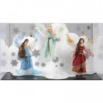 Heavenly Trio of Barbie® Angels & Display Case