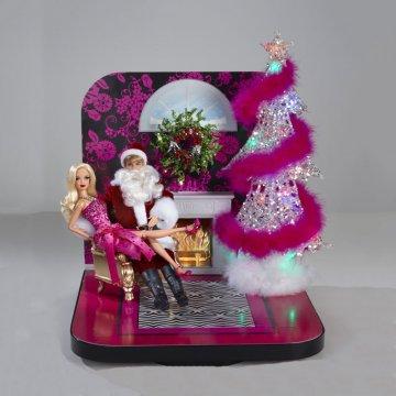 Holiday Wishes Barbie® Doll with Santa Ken® Doll