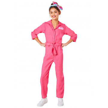 Barbie Movie Girl's Barbie Pink Jumpsuit Costume