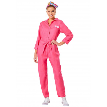Barbie Movie Women's Pink Jumpsuit Costume