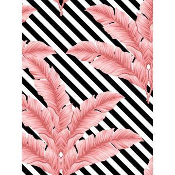 'BarbieStyle™ Isla Palm' Wallpaper by Barbie™ - Flamingo