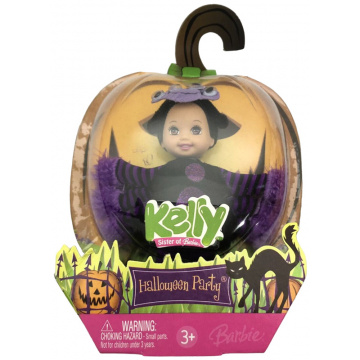 Barbie Kelly Halloween Party Doll Purple & Black Spider