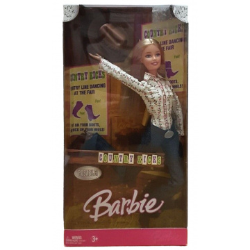Country Kicks Barbie Dolls