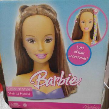 Forever Barbie Color n' Style Head Brunette-Refresh