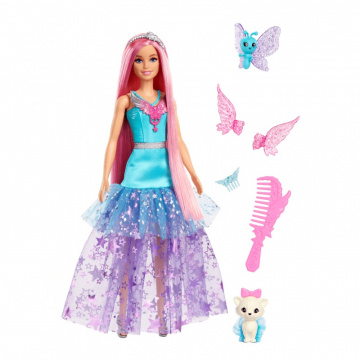 Barbie Doll With 2 Fantasy Pets, Barbie “Malibu” From Barbie A Touch Of Magic