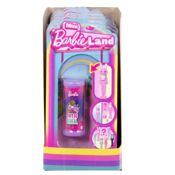 Barbie Mini Barbieland Reveal Dolls, One 1.5-Inch Doll, Different Surprise Reveals