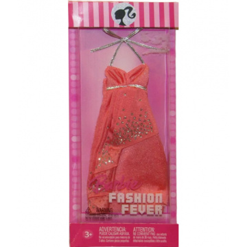 Barbie Fashion Fever peach dress