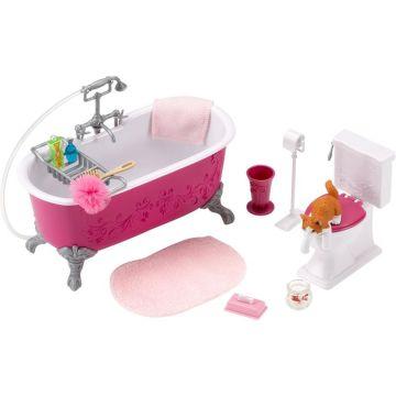 Barbie® Bathtub & Toilet Bathroom Playset