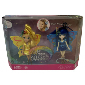 Fairytopia Magic of the Rainbow Hairclip Fairies Blue & Yellow