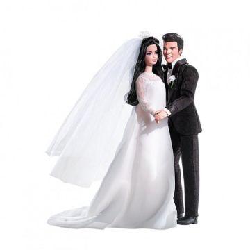 Elvis® and Priscilla Barbie® Doll and Elvis Doll Giftset