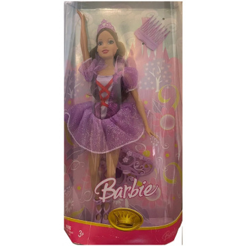 Barbie Princess Ballerina with tiara, purple