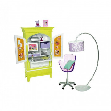 Barbie® My House Armoire Desk Set