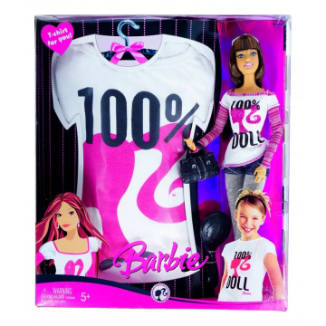 Barbie I Love T-Shirt 100% Barbie + T-Shirt
