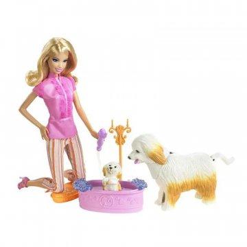 Barbie® clean-up pup!™ playset