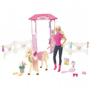 Barbie® Groom & Glam® Doll & Stable
