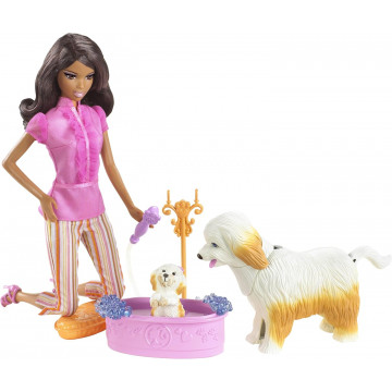 Barbie® Clean-Up Pup!™ Playset (AA)