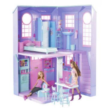 Barbie® House with 2 Dolls