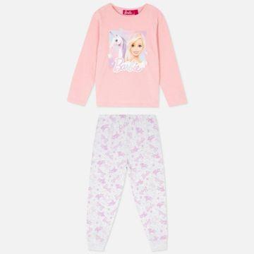 Barbie unicorn print cotton pajamas
