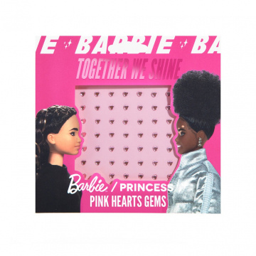 Barbie / Princess Pink Hearts Gems by You Are The Princess