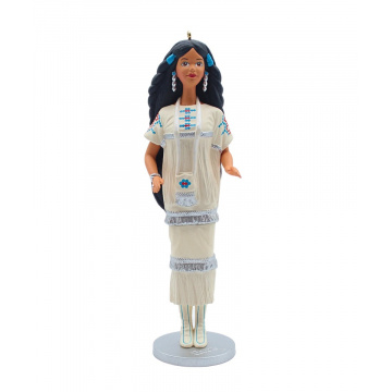 Hallmark Ornament Native American Barbie - 1st in series