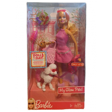 My Glam Pets Barbie Doll (TG)