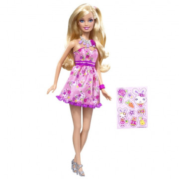 Barbie Easter Sweetie Doll with Stickers