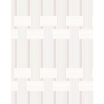 'Roman Holiday Woven' Wallpaper By Barbie™ - Oyster