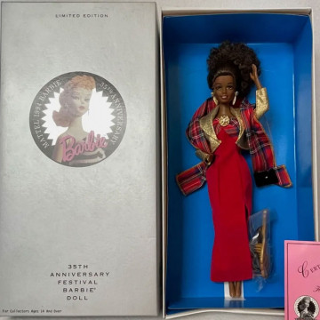 35th Anniversary Red Velvet Delight Haute Couture Barbie Doll