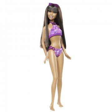 Barbie® Nikki® Doll (AA/Purple Swimsuit)