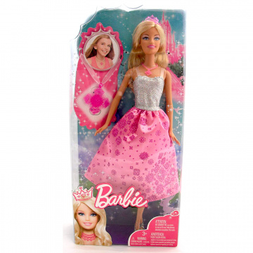 Barbie Princess Doll and Gift for Girl Necklace (blonde)