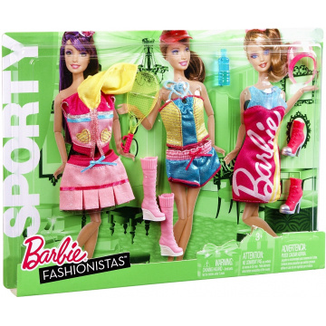 Fashionistas Sporty Barbie outfits