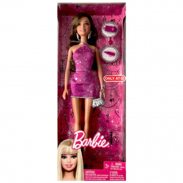 Shining of Fashion Glitz Barbie Doll (pink Dress)