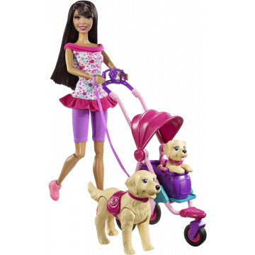 Barbie Strollin' Pups (AA)