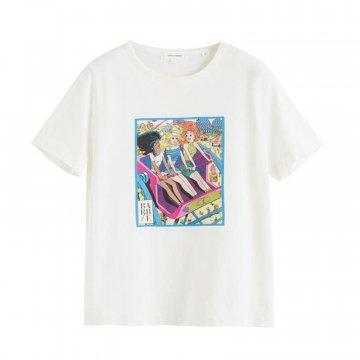 Cream Cotton Rollercoaster Barbie T-Shirt