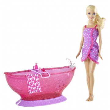 Barbie Bathtub and Doll Set