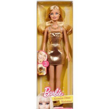 November Citrine Birthstone Barbie Doll (Kroger)